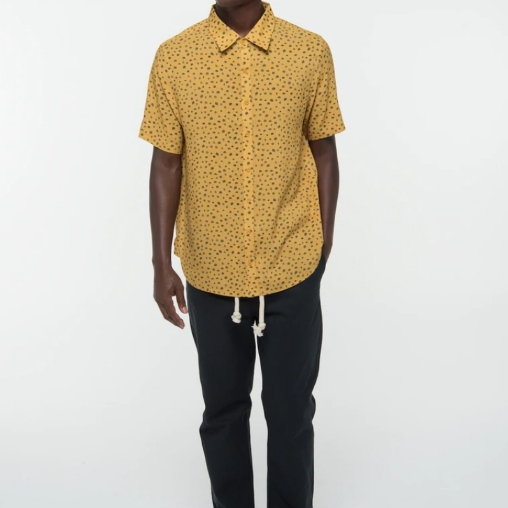 Parallel x League Duke Woven Shirt Large NWT